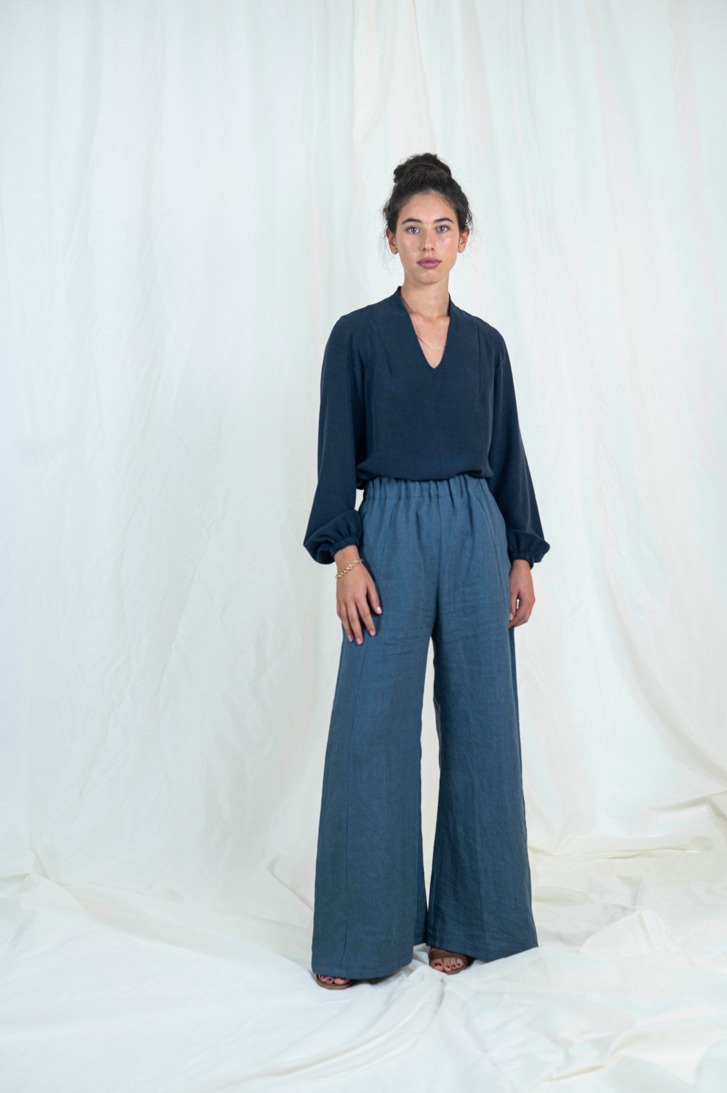 Wide Leg Walking Pants